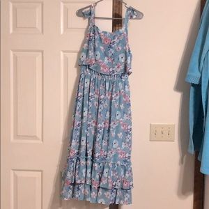 Pink Lily Midi Dress